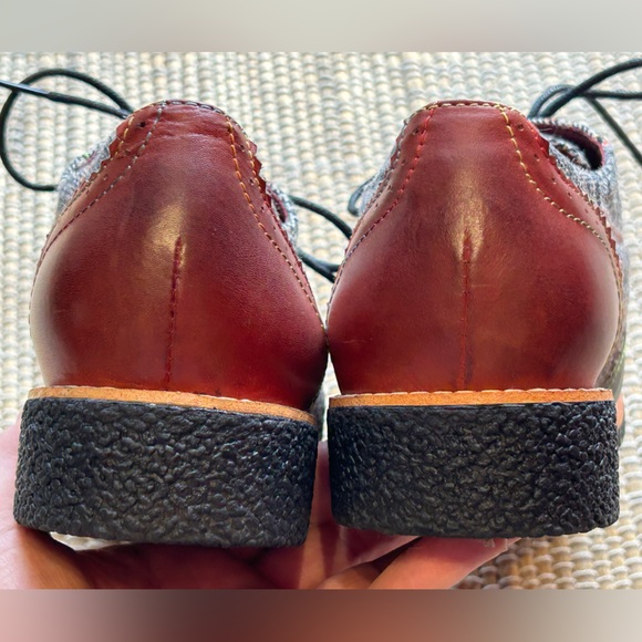 NWOT SPRING STEP s41 Euro (9.5-10) ‘L’Artiste’ leather/wool ladies oxfords - Picture 8 of 9